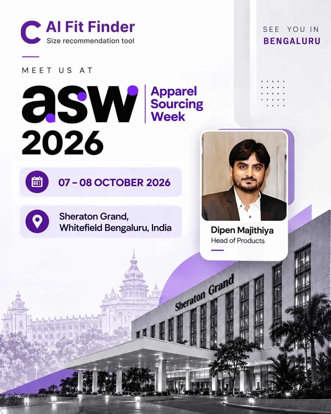 Taking AI Fit Finder to Apparel Sourcing Week 2026 👕 screenshot