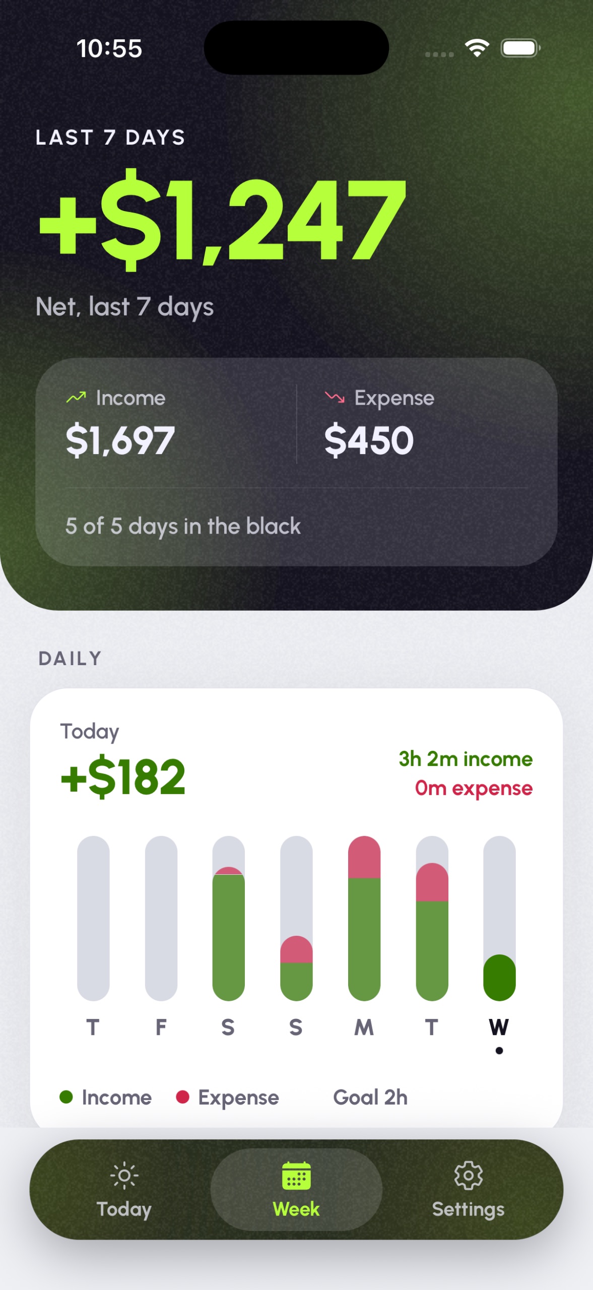 SpendMyDay has a new look and more! screenshot