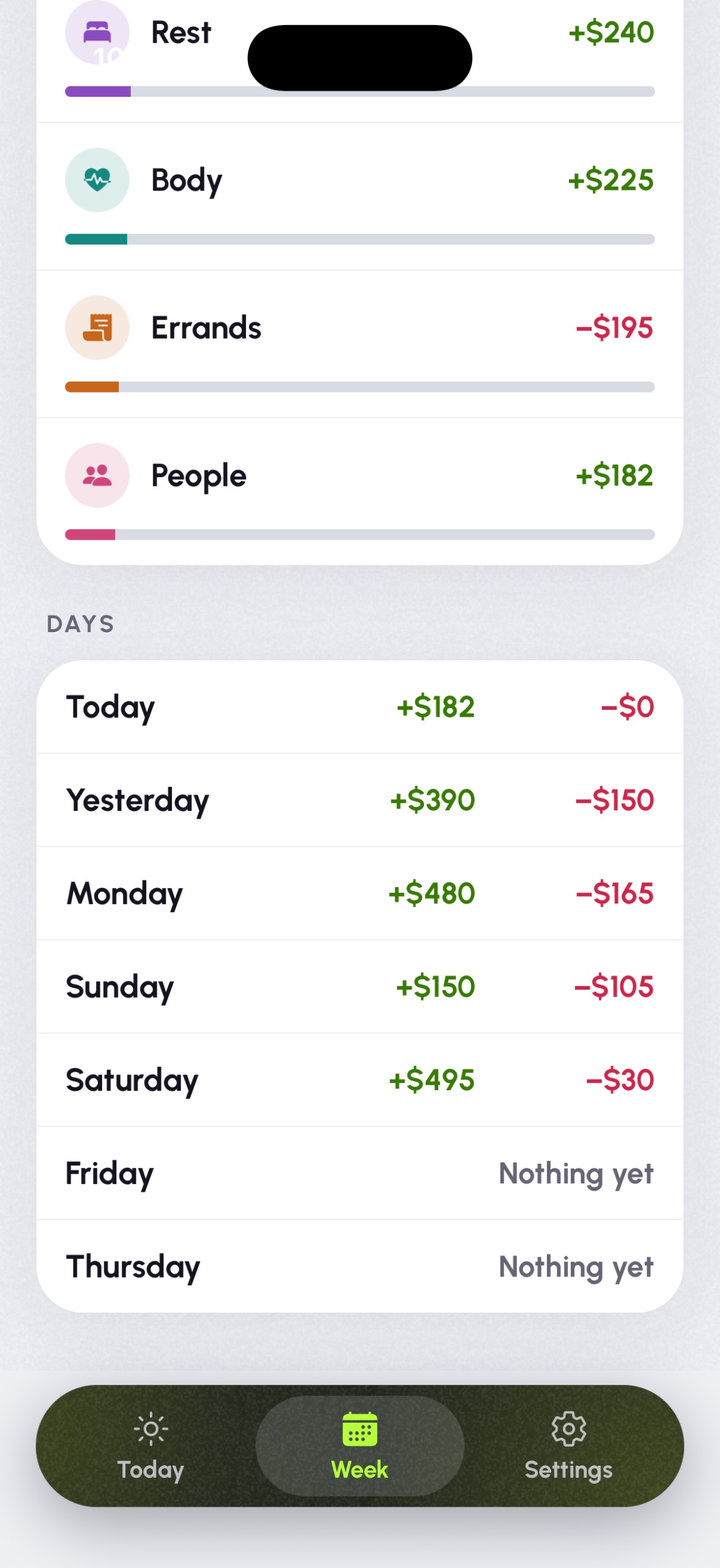 SpendMyDay has a new look and more! screenshot