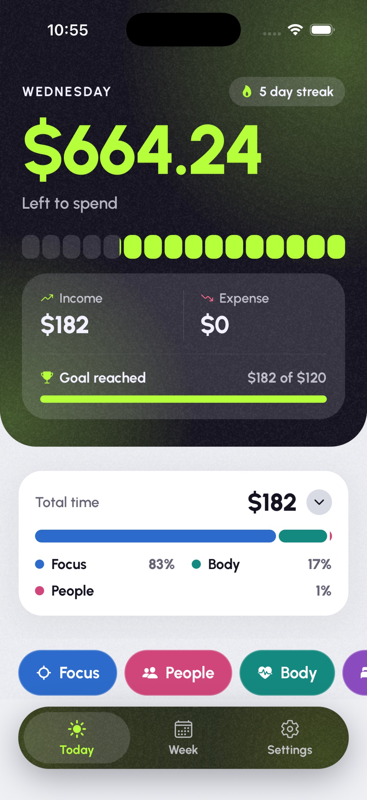 SpendMyDay has a new look and more! screenshot
