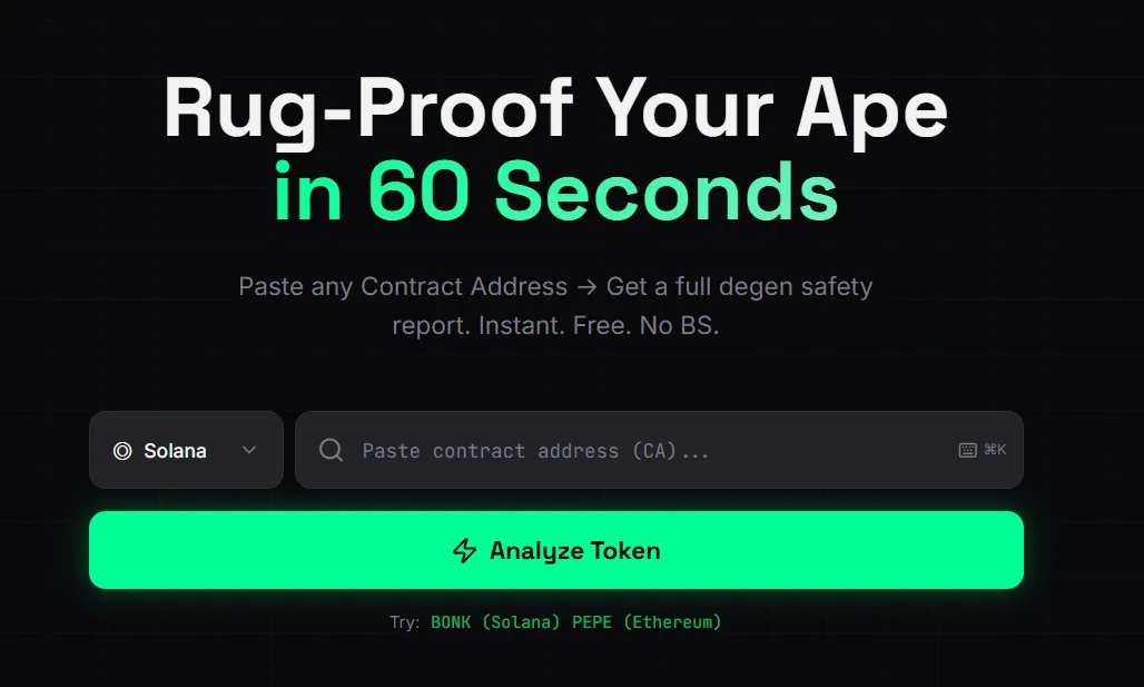 Why Degen Guard Exists screenshot