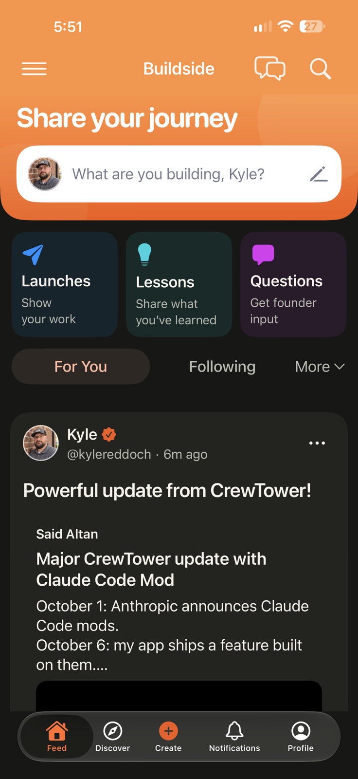 When will the leaderboard be on the mobile app? screenshot