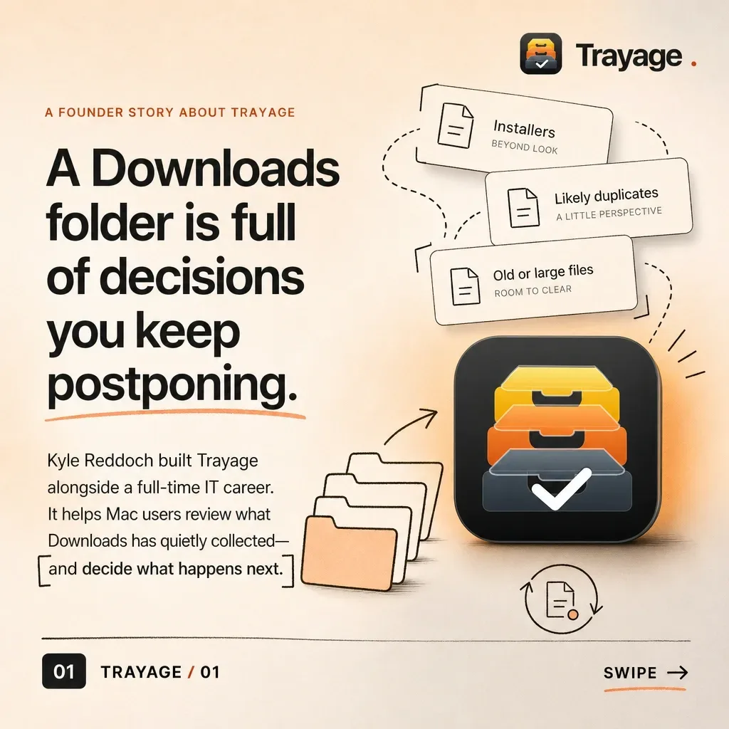 Using StoryMint to tell the story behind Trayage screenshot