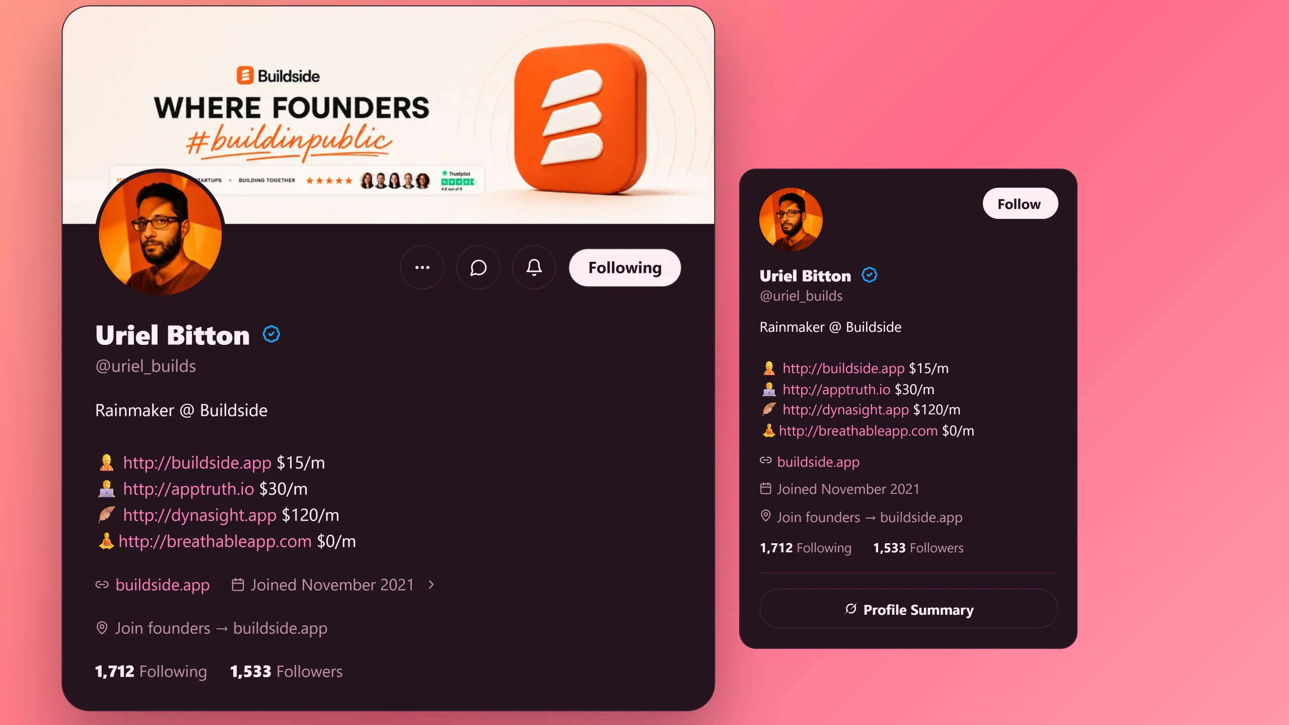 With ShotStudio, you can now transform any X profile into a customized card complete with real details there’s no need to type anything manually; simply entering the X username is all it takes. screenshot