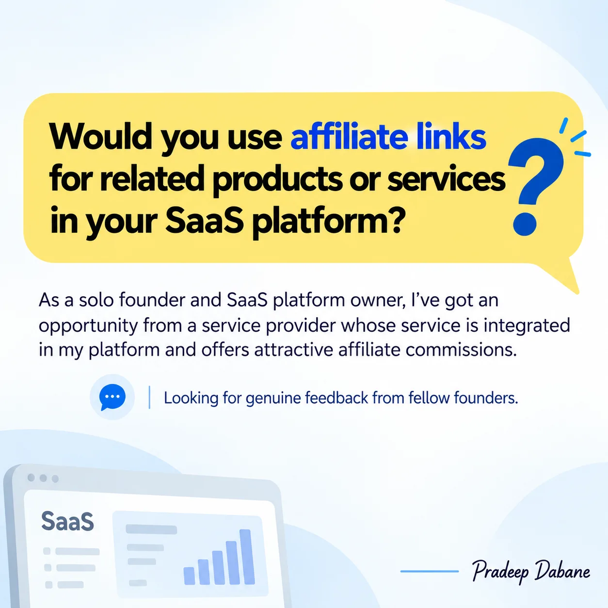 Solo SaaS Founders: screenshot