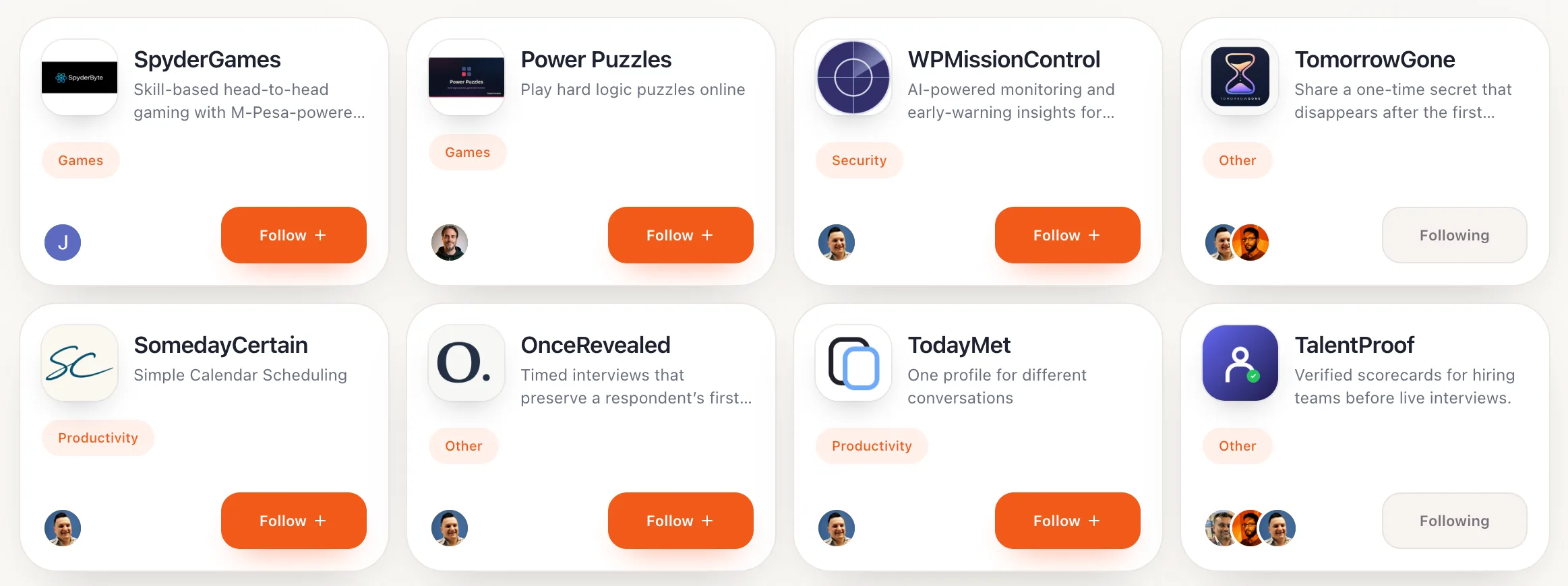 Welcome to the new 20+ founders and 15+ products that just… screenshot