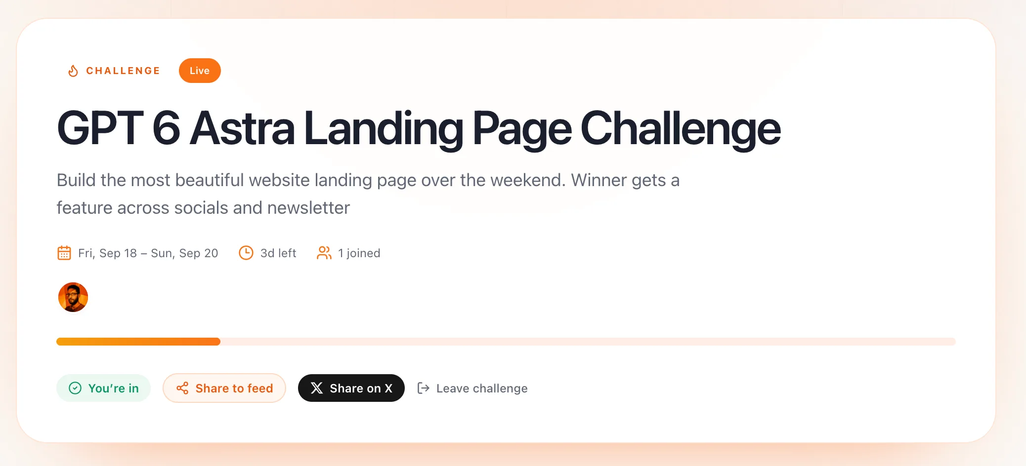 Hey founders & builders ! 📣 screenshot