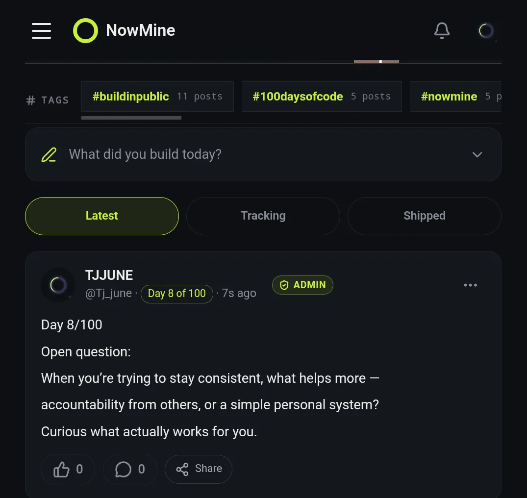 Day 8 of 100. screenshot
