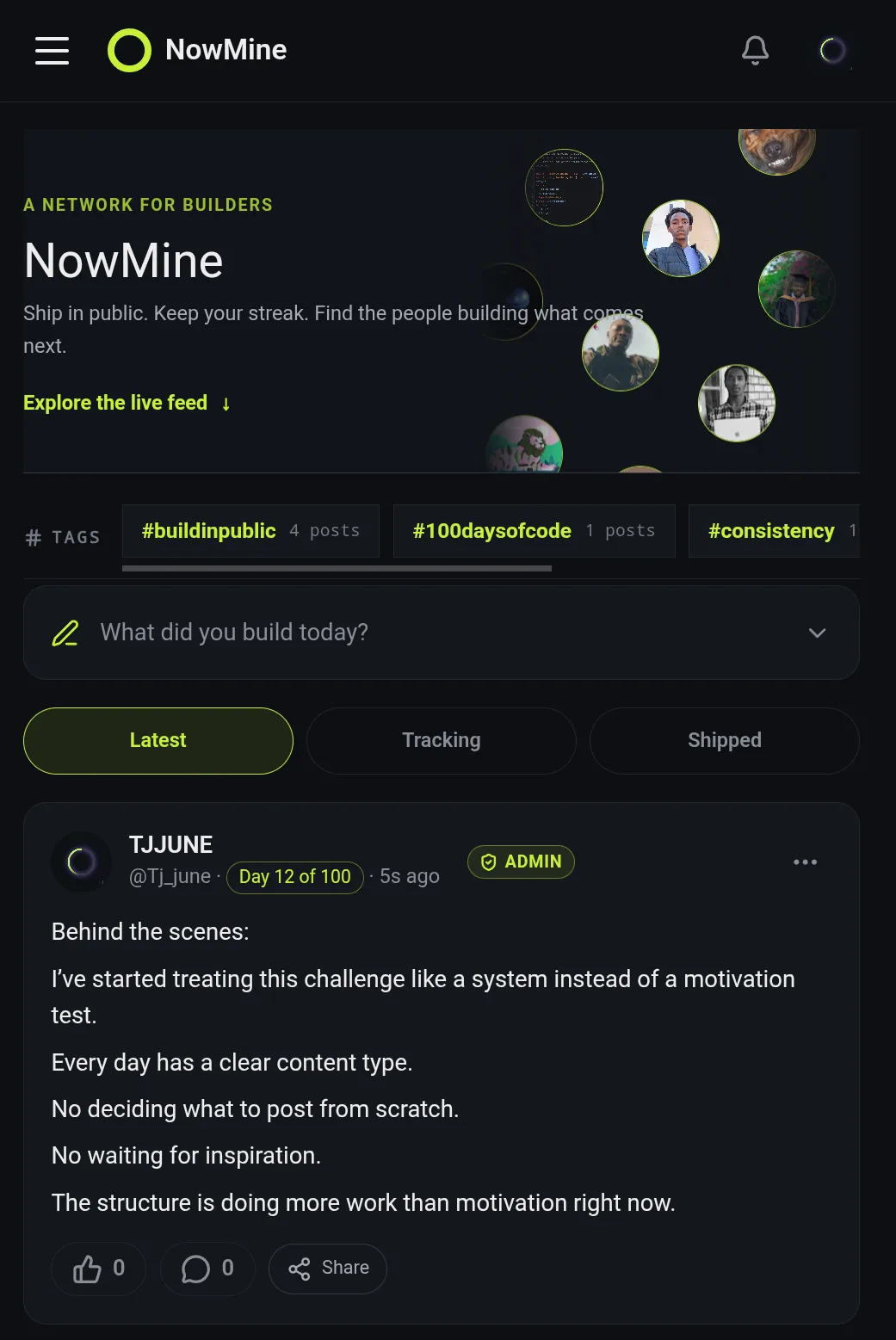 Day 12 behind the scenes: screenshot