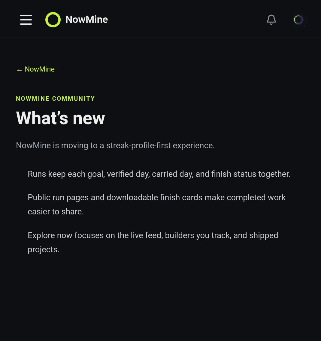 I’m learning to think of progress less as doing more and more as removing uncertainty. Get clearer on what matters, take one manageable step, and pay attention to what it teaches me. That’s a steadier way to build. screenshot